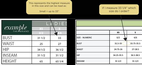 1 Inch Measurement Chart Measurement Chart – KLUBHAUS