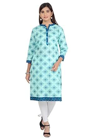 Buy Meldis Designer Women's Beige Cotton Blend Straight Knee Length ...