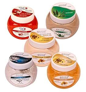 PINK PLUMS Glowing Mix-Fruit Gel Scrub, Aloevera Face Pack, Gold ...