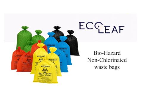 ECOLEAF Bio-Hazard/Bio-Medical Waste Bag | Red, Green, Black, Yellow ...