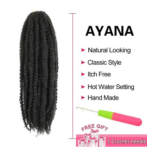 6 Packs Marley Twist Braiding Hair 16Inch Marley Hair For Faux Locs ...