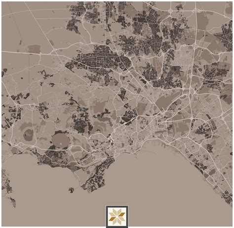 Shop Beige Map Wallpaper (40 inches width) - Indura | | DecorStation
