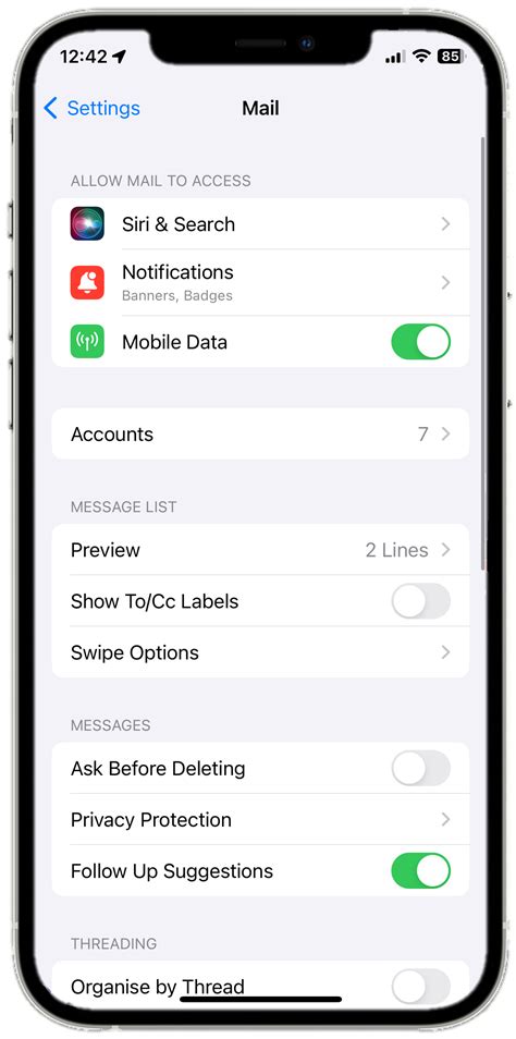Set Up iOS Mail Box 的图像结果