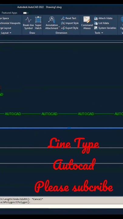 Image result for AutoCAD Line Type YouTube