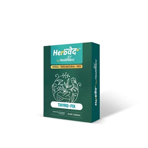 Buy Herbवेद+ Thyro-Fix | Ayurvedic Medicine for Thyroid | Regulates ...
