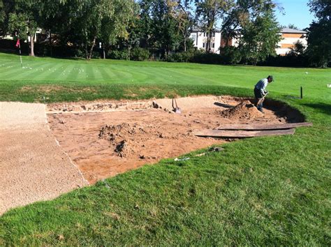 Ridgemoor Country Club Golf Course Maintenance: Test Bunkers