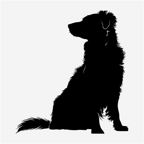 Great Silhouettes of Dog White Background 43191277 Vector Art at Vecteezy