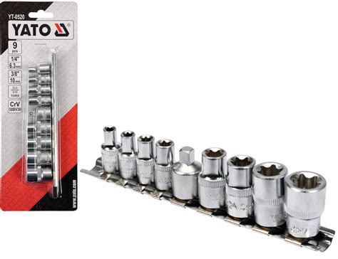 NASADKI TORX E5-E16 1/4 3/8'' YATO KLUCZE NASADOWE 5906083506000 za 18 ...