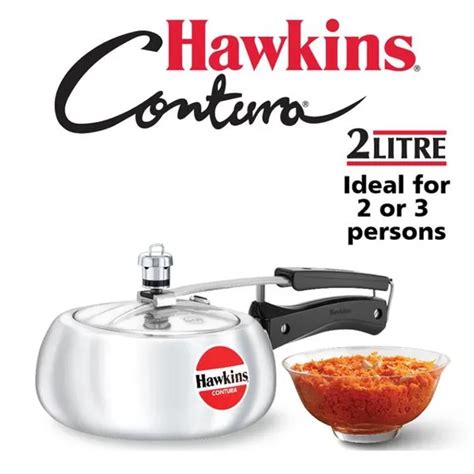 Hawkins Contura Aluminium Inner Lid Pressure Cooker - With Handle ...