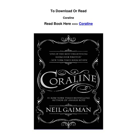 Coraline Book Pdf