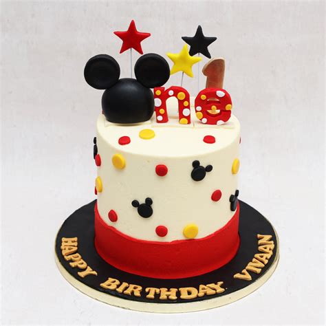 Mickey Mouse Theme Cake | Mickey Mouse Cake | Order Custom Cakes in ...