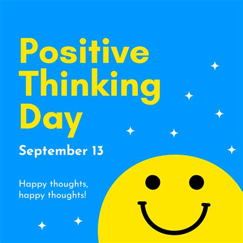Positive Thoughts Day