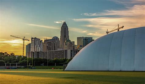 Early Morning Sunrise Over Charlotte North Carolina And New Caro ...