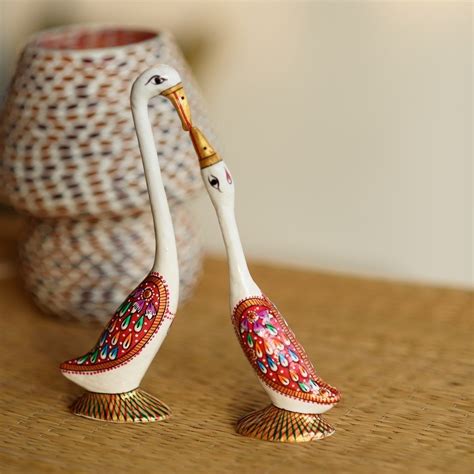 Swan Couple Showpiece | Swan Couple Decorative Statue Online ...