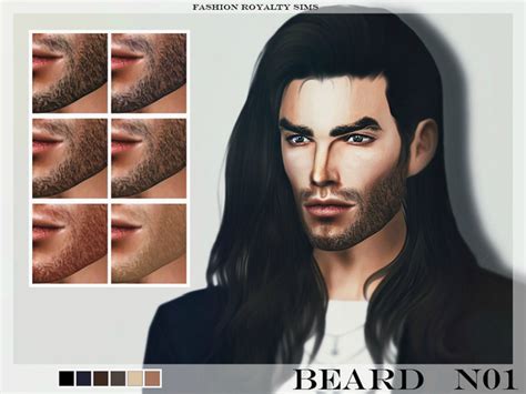 sims 4 cc // custom content beard facial hair // FashionRoyaltySims ...