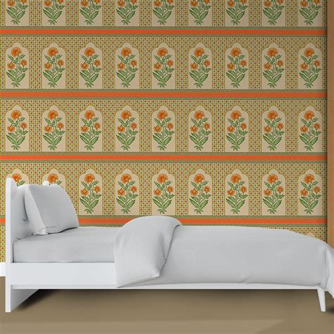 Shop Ancient Indian Mughal Art Wallpaper Today | The Seven Colours