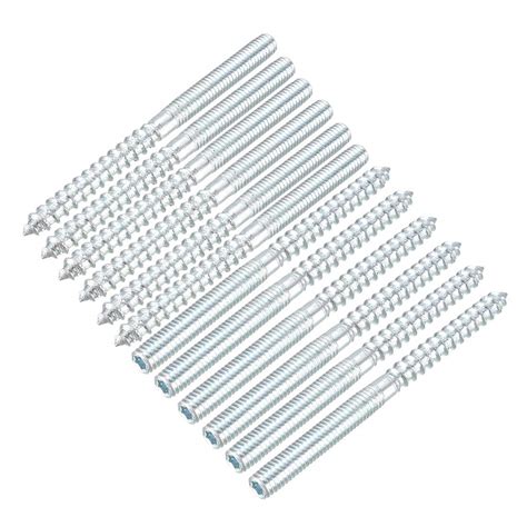 uxcell M6 Hanger Bolts Length 3-1/8"(79mm) Double Headed Bolts Self ...