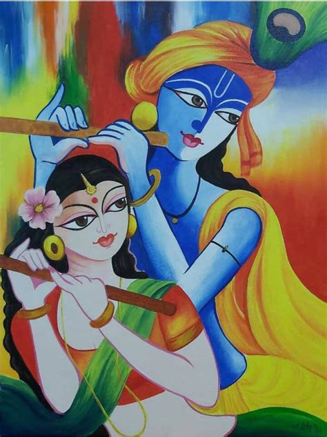 Radhakrishna Paintings Online at Best Price – Gallerist.in
