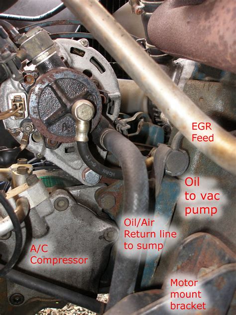 Brake booster vacuum pump on alternator - NissanDiesel Forums