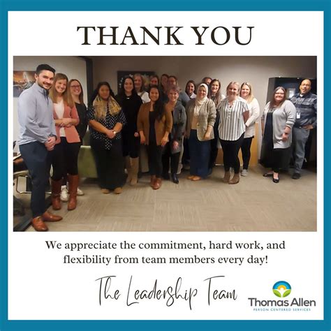 Thomas Allen, Inc on LinkedIn: #teamappreciation #socialservices # ...