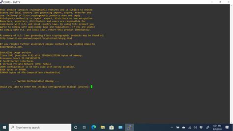 Using Putty to Configure Cisco Router 的图像结果
