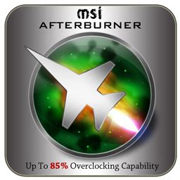 MSI Overclocking Software 的图像结果