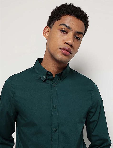 Buy Pure Cotton Button Down Collar Shirt at Marks & Spencer