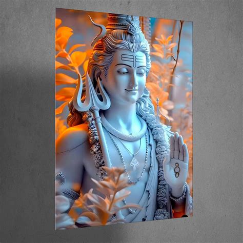 High-Quality Metal Posters - Lord Shiva LS03 | Vibrant Colors & Sharp ...
