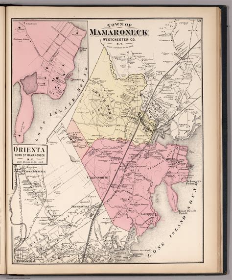 Town of Mamaroneck, Westchester County, New York. (inset) Orienta ...