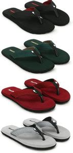 Footup Men 4 Pair Comfortable|Ultra-Light|Stylish and Trendy|Flip Flops ...
