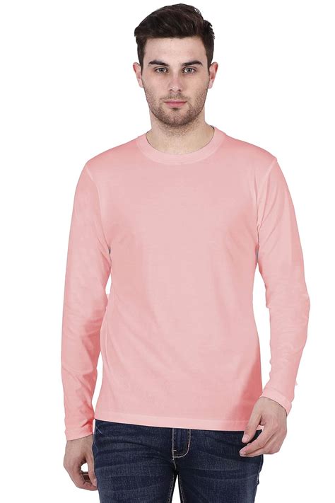 Buy RSO Outfits Men's Plain Round Neck Full Sleeves Plain Solid Cotton ...