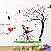 StickMe 'Romantic Couple Cycling - Tree - Birds - Love Quotes ...