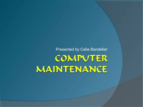 Learn Maintenance in Computer 的图像结果