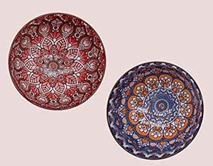 Buy P-PLUS INTERNATIONAL Porcelain Bowls Set, Bowls For Cereal, Soup ...