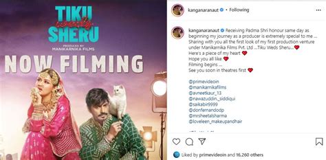 Kangana Ranaut welcomes Avneet Kaur onoard for her film 'Tiku Weds Sheru'