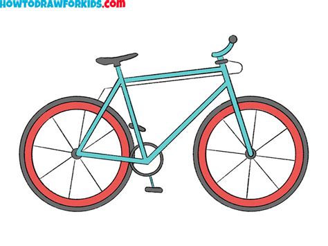 Basic Bike Drawing 的图像结果