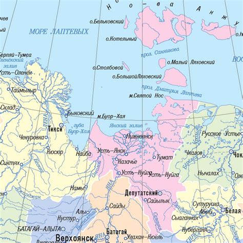 Море лаптевых на карте: Море Лаптевых на карте, соленость, площадь ...