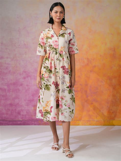 Shop Printed Cotton Dresses for Women Online