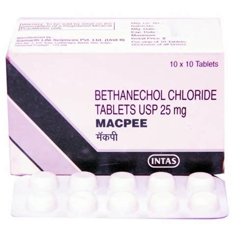 Nephrology Medicines - Bethanechol 25mg Macpee Tablet Trader ...