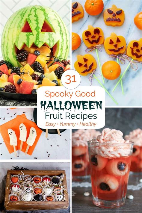 31 Halloween Fruit Recipes: Fun Ideas for Spooky Snacks & Treats