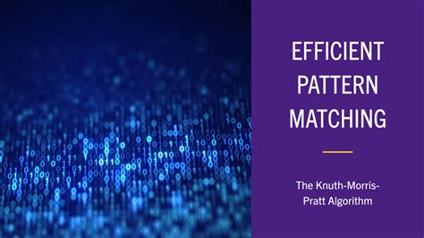 Kunth Pattern Matching Algorithm 的图像结果