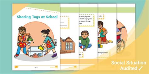Sharing Toys at School Social Situation