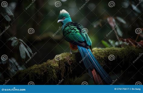 A Beautiful Photograph of Quetzal Stock Illustration - Illustration of birding, wildlife: 276175617