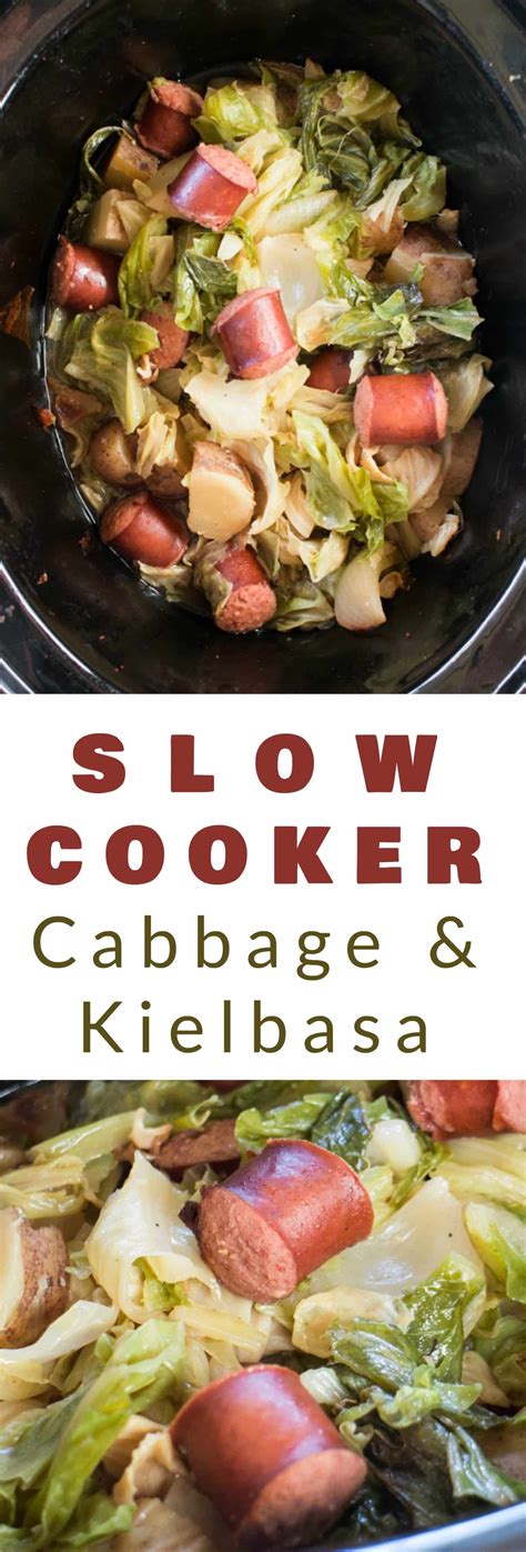 Slow Cooker Kielbasa and Cabbage Recipe - Easy Crockpot Meal! | Recipe ...
