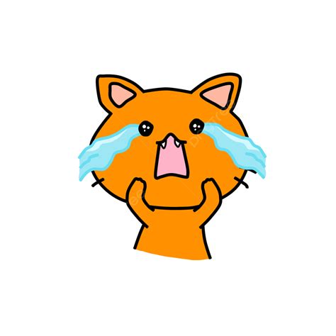 Crying Cat Emoticon