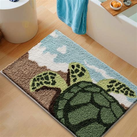 Turtle’s Homecoming Bath Mat – Delicors