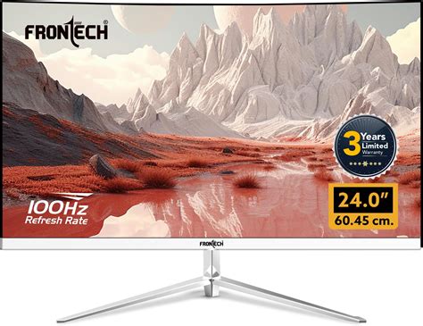 FRONTECH Ultima Series 24 Inch Curved LED Monitor| Refresh Rate 100Hz ...