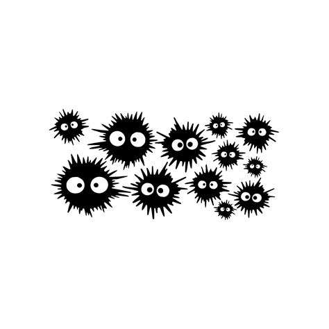 Art & Collectibles Wood & Linocut Prints Hand Printed Ghibli Soot ...