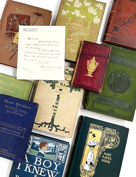 Collection of Volumes from the Personal Library of Mary Mapes Dodge ...