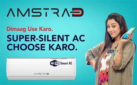Amstrad 1 Ton 3 Star Inverter Split AC (Copper, Smart WiFi, AM13I3 ...